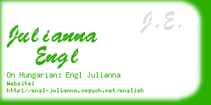 julianna engl business card